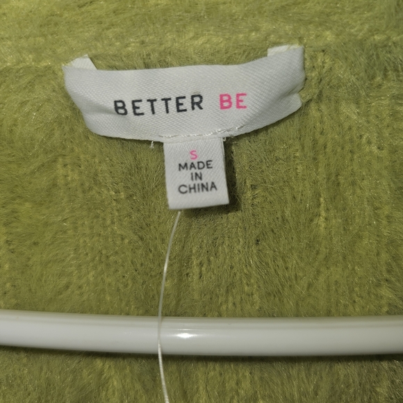 Better Be Neon Green Cropped Cardigan - Picture 3 of 9